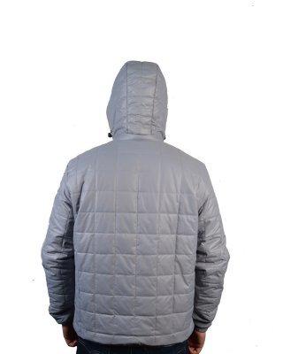 Изготовление мужских курток - Куртка Модель СМ-50 Серый, зад