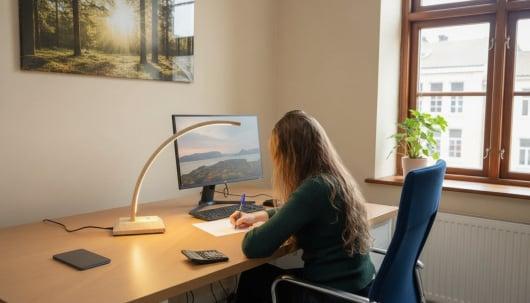 Настольный светильник Полумесяц