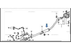 Хонда срв рд1 выхлопная система схема
